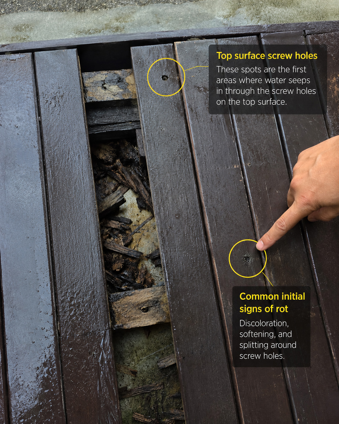 Hidden Deck Fasteners vs. Top Face Screws